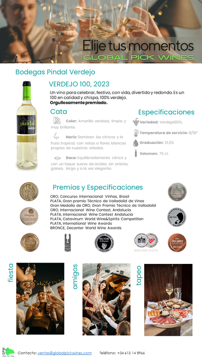 Pindal Verdejo 100% 2023 - Pallets